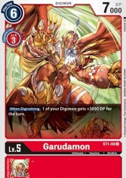 Garudamon (ST1-08) - Starter Deck: Gaia Red (Uncommon) [ST-1-ST1-08]