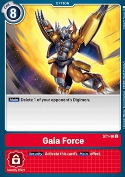 Gaia Force (ST1-16) - Starter Deck: Gaia Red (Uncommon) [ST-1-ST1-16]