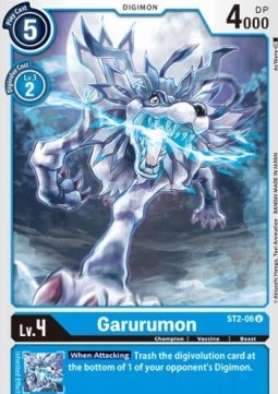 Garurumon (ST2-06) - Starter Deck: Cocytus Blue (Uncommon) [ST-2-ST2-06]