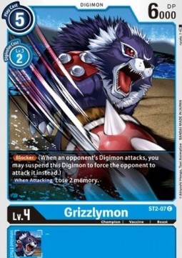 Grizzlymon (ST2-07) - Starter Deck: Cocytus Blue (Common) [ST-2-ST2-07]