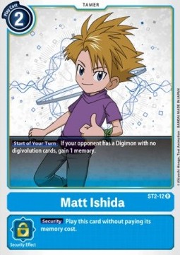 Matt Ishida (ST2-12) - Starter Deck: Cocytus Blue (Rare) [ST-2-ST2-12]