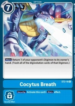 Cocytus Breath (ST2-16) - Starter Deck: Cocytus Blue (Uncommon) [ST-2-ST2-16]