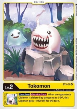 Tokomon (ST3-01) - Starter Deck: Heaven's Yellow (Uncommon) [ST-3-ST3-01]