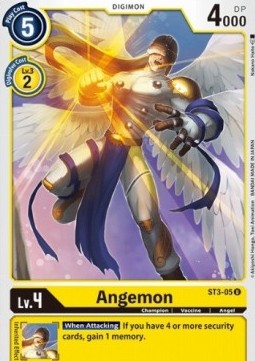 Angemon (ST3-05) - Starter Deck: Heaven's Yellow (Uncommon) [ST-3-ST3-05]