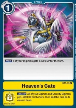 Heaven's Gate (ST3-13) - Starter Deck: Heaven's Yellow (Common) [ST-3-ST3-13]