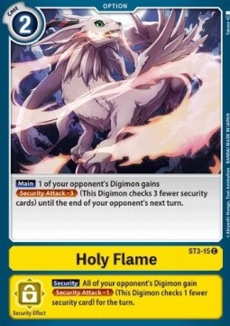 Holy Flame (ST3-15) - Starter Deck: Heaven's Yellow (Common) [ST-3-ST3-15]