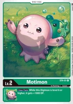 Motimon (ST4-01) - Starter Deck: Giga Green (Uncommon) [ST-4-ST4-01]