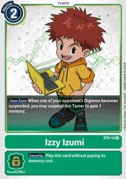 Izzy Izumi (ST4-14) - Starter Deck: Giga Green (Rare) [ST-4-ST4-14]