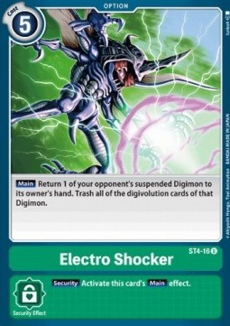 Electro Shocker (ST4-16) - Starter Deck: Giga Green (Uncommon) [ST-4-ST4-16]