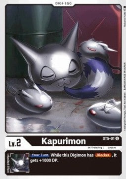 Kapurimon (ST5-01) - Starter Deck: Machine Black (Uncommon) [ST-5-ST5-01]