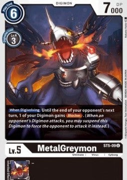 MetalGreymon (ST5-09) - Starter Deck: Machine Black (Common) [ST-5-ST5-09]