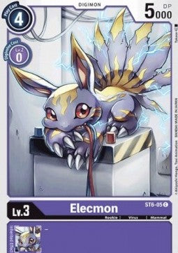 Elecmon (ST6-05) - Starter Deck: Venomous Violet (Common) [ST-6-ST6-05]