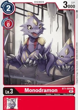 Monodramon (BT1-009) - Starter Deck: Gallantmon (Alternative Art) [ST-7-BT1-009]