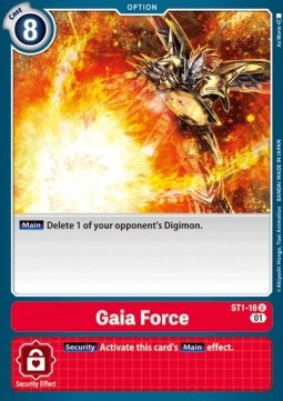 Gaia Force (ST1-16) - Starter Deck: Gallantmon (Alternative Art) [ST-7-ST1-16]