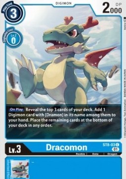 Dracomon (ST8-03) - Starter Deck: UlforceVeedramon (Common) [ST-8-ST8-03]