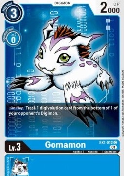 Gomamon (EX1-012) (V.1) - Classic Collection (Common) [EX-01-EX1-012]