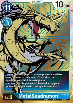 MetalSeadramon (BT2-030) - Promos: Release Special Booster v1.0 (Alternative Art) [SR1.0P-BT2-030]