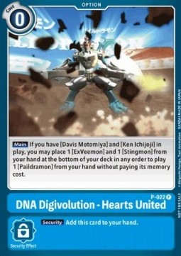 DNA Digivolution - Hearts United (P-022) - Promos (Promo) [P-P-022]