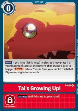 Tai's Growing Up! (P-024) - Promos (Promo) [P-P-024]