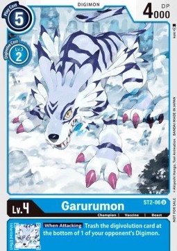 Garurumon (ST2-06) - Tamer Party Event Promos (Alternative Art) [TPEP-ST2-06]