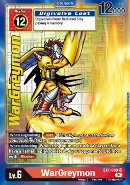 WarGreymon (EX1-009) (V.2) - Classic Collection (Alternative Art) [EX-01-EX1-009]