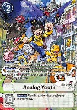 Analog Youth (EX1-066) (V.2) - Classic Collection (Alternative Art) [EX-01-EX1-066]