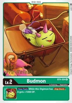 Budmon (BT4-004) - Promos: Great Legend (Uncommon) [BT-04P-BT4-004]
