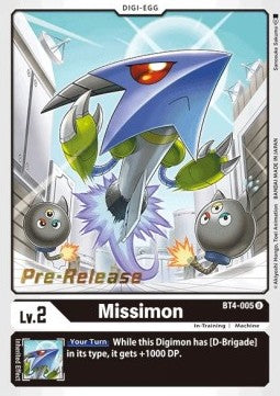 Missimon (BT4-005) - Promos: Great Legend (Uncommon) [BT-04P-BT4-005]