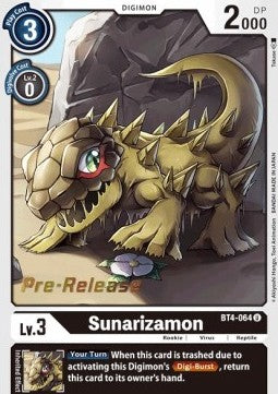 Sunarizamon (BT4-064) - Promos: Great Legend (Uncommon) [BT-04P-BT4-064]