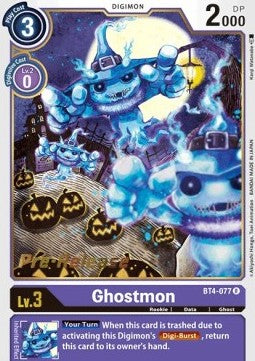 Ghostmon (BT4-077) - Promos: Great Legend (Rare) [BT-04P-BT4-077]