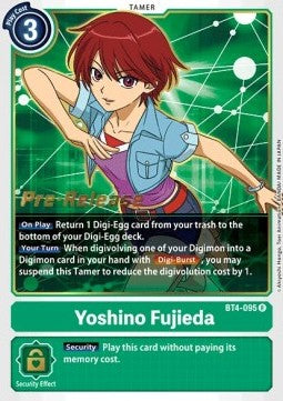 Yoshino Fujieda (BT4-095) (V.1) - Promos: Great Legend (Rare) [BT-04P-BT4-095]