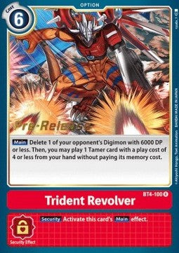 Trident Revolver (BT4-100) - Promos: Great Legend (Rare) [BT-04P-BT4-100]