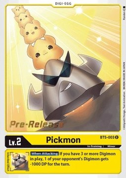 Pickmon (BT5-003) - Promos: Battle Of Omni (Uncommon) [BT-05P-BT5-003]