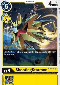 ShootingStarmon (BT5-039) - Promos: Battle Of Omni (Uncommon) [BT-05P-BT5-039]