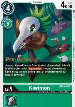 Kiwimon (BT5-049) - Promos: Battle Of Omni (Uncommon) [BT-05P-BT5-049]