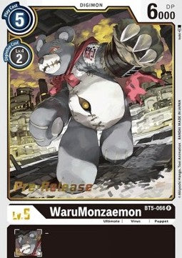 WaruMonzaemon (BT5-066) - Promos: Battle Of Omni (Rare) [BT-05P-BT5-066]