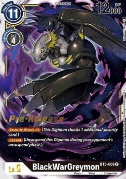 BlackWarGreymon (BT5-069) - Promos: Battle Of Omni (Rare) [BT-05P-BT5-069]