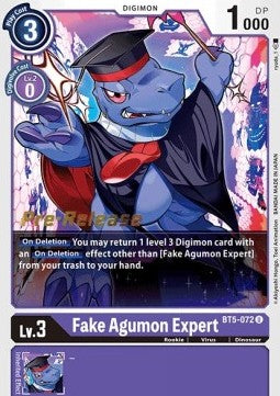 Fake Agumon Expert (BT5-072) - Promos: Battle Of Omni (Uncommon) [BT-05P-BT5-072]