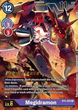 Megidramon (BT5-083) - Promos: Battle Of Omni (Rare) [BT-05P-BT5-083]