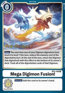 Mega Digimon Fusion! (BT5-109) - Promos: Battle Of Omni (Rare) [BT-05P-BT5-109]