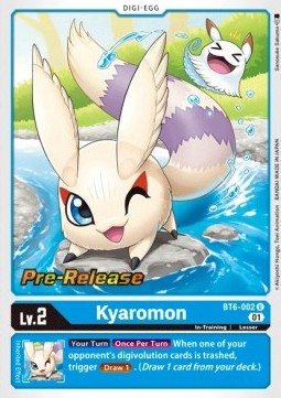 Kyaromon (BT6-002) (V.1) - Promos: Double Diamond (Uncommon) [BT-06P-BT6-002]