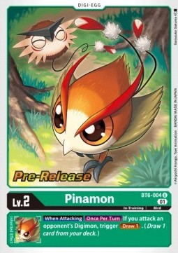 Pinamon (BT6-004) (V.1) - Promos: Double Diamond (Uncommon) [BT-06P-BT6-004]