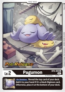 Pagumon (BT6-005) (V.1) - Promos: Double Diamond (Uncommon) [BT-06P-BT6-005]