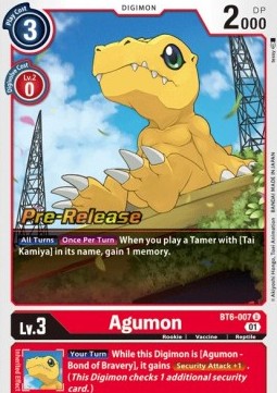Agumon (BT6-007) - Promos: Double Diamond (Uncommon) [BT-06P-BT6-007]