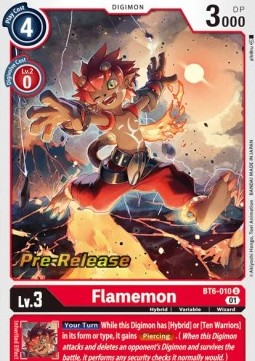 Flamemon (BT6-010) - Promos: Double Diamond (Uncommon) [BT-06P-BT6-010]