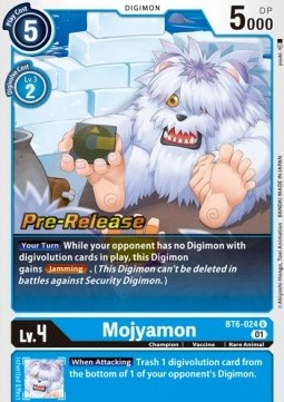 Mojyamon (BT6-024) - Promos: Double Diamond (Uncommon) [BT-06P-BT6-024]