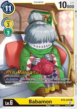Babamon (BT6-042) - Promos: Double Diamond (Uncommon) [BT-06P-BT6-042]