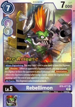 Rebellimon (BT6-077) - Promos: Double Diamond (Rare) [BT-06P-BT6-077]