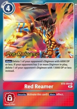 Red Reamer (BT6-094) - Promos: Double Diamond (Rare) [BT-06P-BT6-094]
