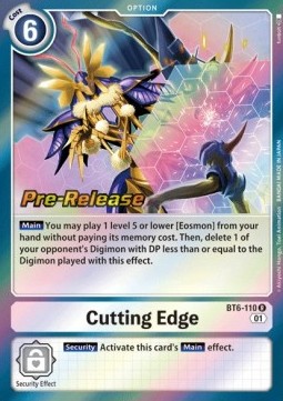 Cutting Edge (BT6-110) - Promos: Double Diamond (Rare) [BT-06P-BT6-110]